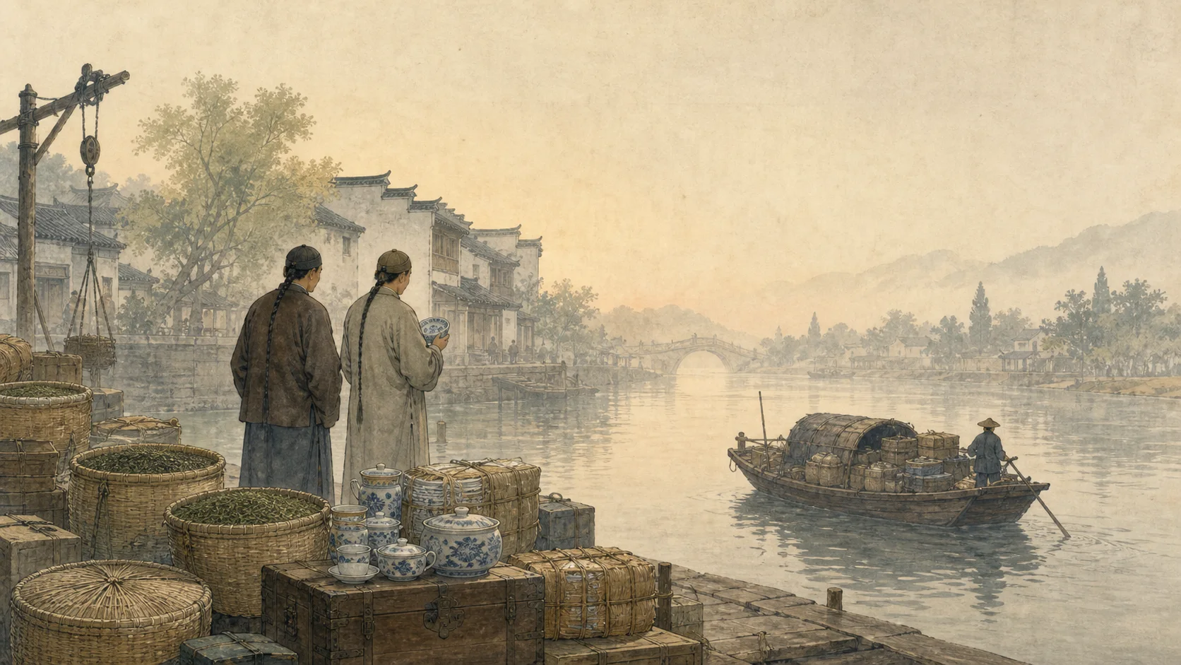 始于茶， 成于瓷。